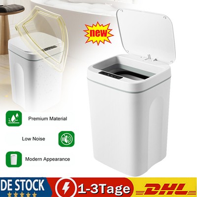 16 Liter Automatik Mülleimer mit Smart Sensor Küche Abfall lMülleimer NEU