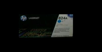 Open Box  HP LaserJet CP6015 CM6030mfp CM6040 Cyan Imaging Unit CB385A HP 824A