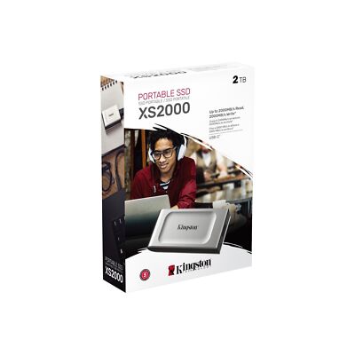 Kingston XS2000 2TB USB-C Tragbare Externe SSD (SXS2000/2000G)