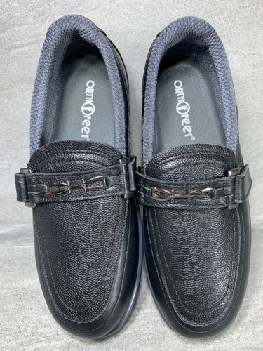 ORTHOFEET 817 Women’s CHELSEA Loafer with Straps Size 6 D Black - Picture 2 of 11