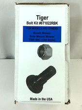 6T1022RBK Fits Tiger Rotary Mower Cutter Blade Bolt & Nut ST10ZZR TBR 50C