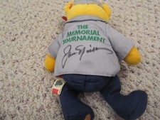 Jack Nicklaus Auto Signed Memorial Tournament Bear Masters Golf NWT