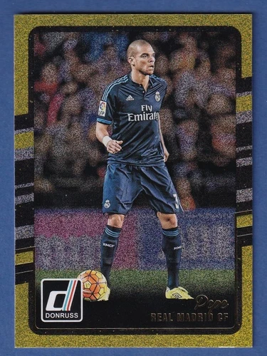 2016-17 Donruss Soccer Gold #144 Pepe Real Madrid