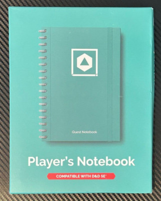Roll & Play Press Player's Notebook 120 Pages Compatible With D&D 5E
