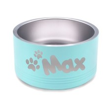 Personalized Medium Pet Bowl Customizable Insulated Medium Pet Food Bowl