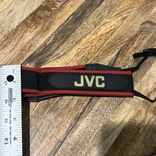 Vintage JVC Video Camera Camcorder Red  Black Shoulder / Neck / Arm Strap 010