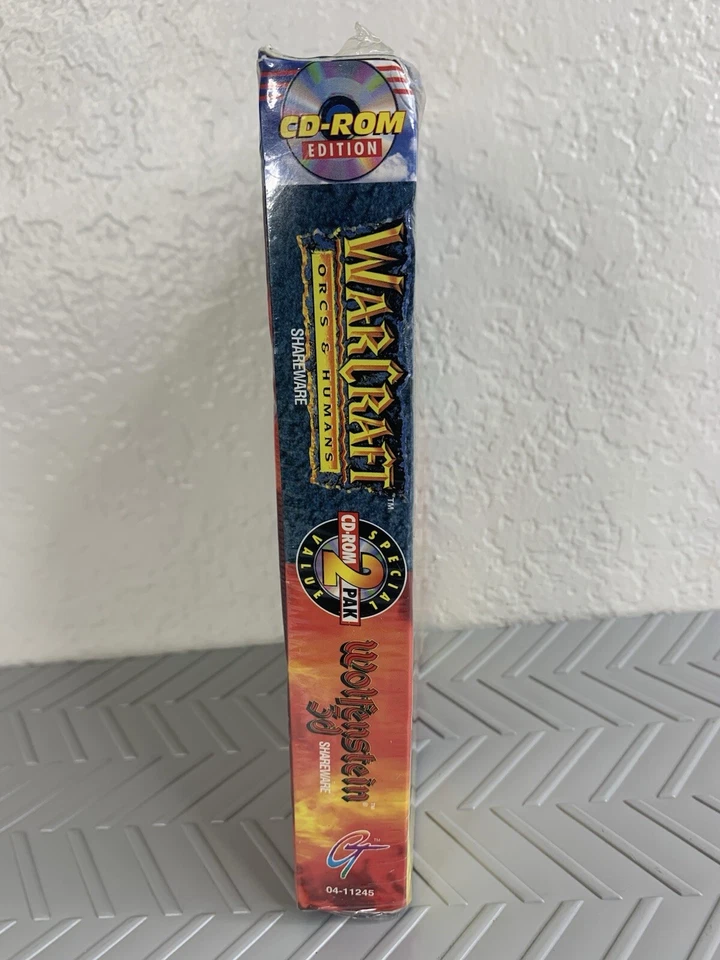 NEW! Warcraft / Wolfenstein 3D Special Value PC CD-Rom 2 Pack - Image 4 of 4