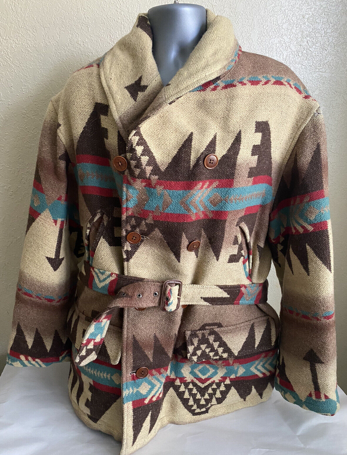 Vtg Ralph Lauren Country Indian Southwestern Azte… - image 1