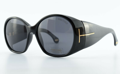 TOM FORD Sonnenbrille Lara TF66 B5 54[]16 125 Sunglasses Woman Black Grey c2007