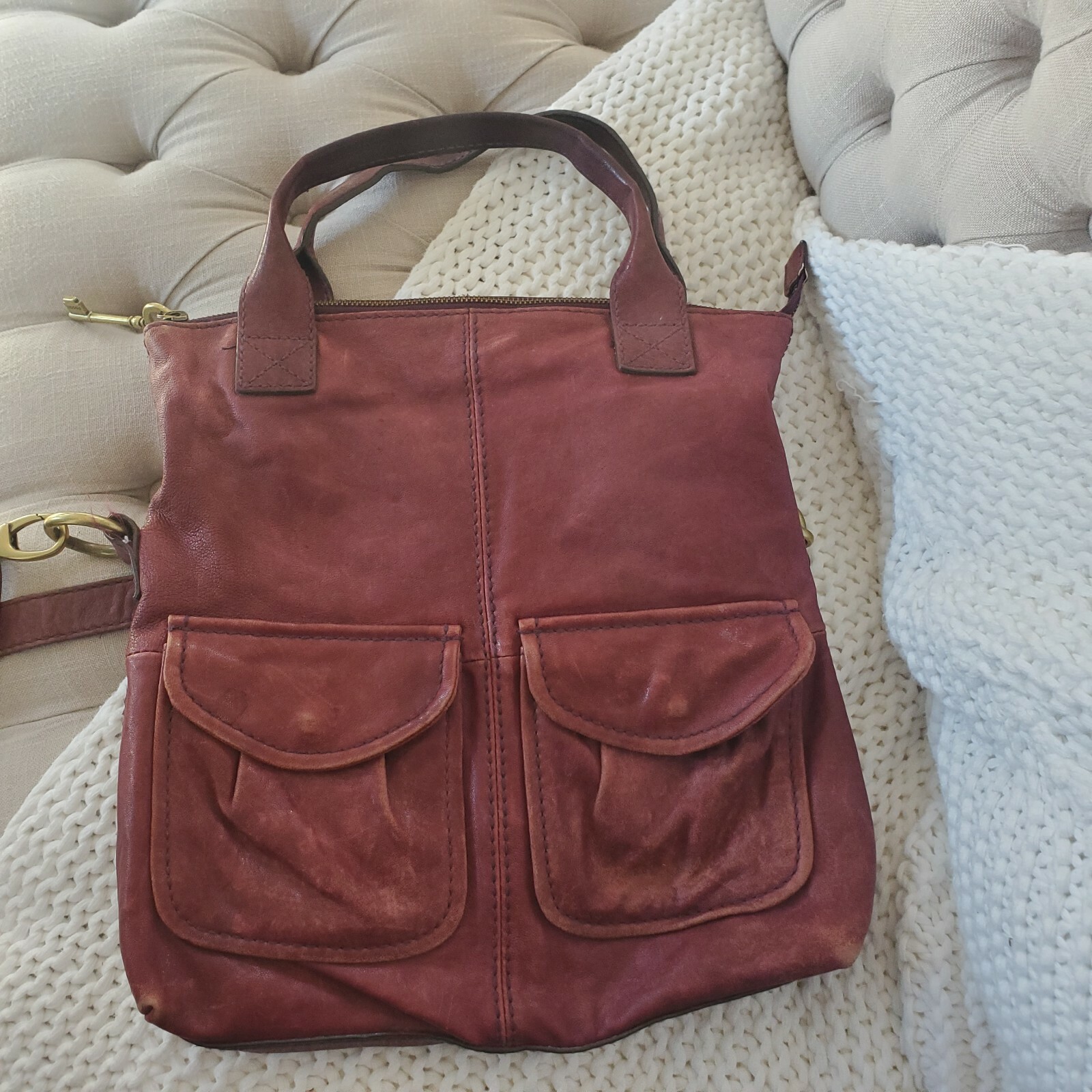 fossil long live vintage 1954 purse