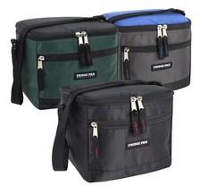 Bolsa de almuerzo más fresca aislada con fugas e impermeable bolsa refrigeradora de 6 latas para hombres mujeres niños
