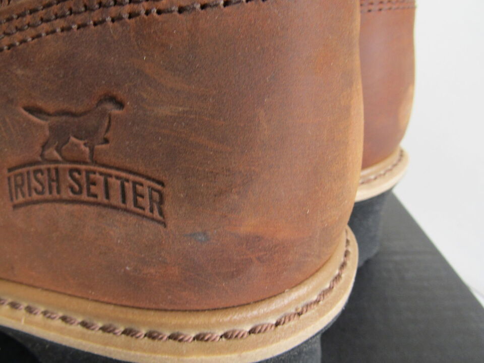 Irish Setter Men's Mesabi Logger Boots Steel Toe Waterproof 8