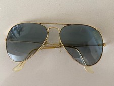 Vintage B L Ray Ban aviator sunglasses w/case USA 58-14