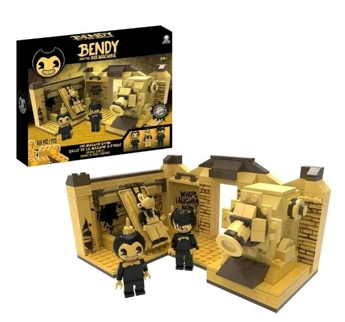 BENDY AND THE INK MACHINE ROOM BUILDABLE SCENE SET INCLUDES 3 BUILDABLE FIGURES. - Image 4 of 4