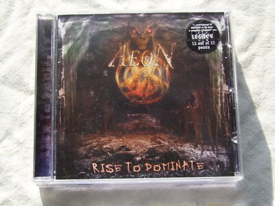 AEON-'' RISE TO DOMINATE'' CD 1ST PRESS 2007 ENHANCED