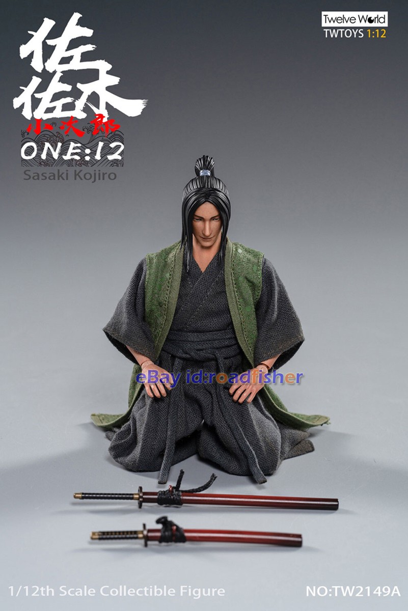 TWTOYS Sasaki Kojiro Samurai 1/12 Scale Action Figure Collectible