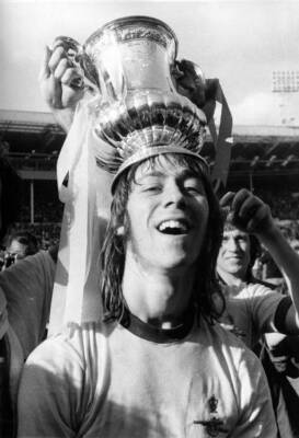 Charlie George winning goalscorer for Arsenal 1971 FA Cup final Old Photo 2