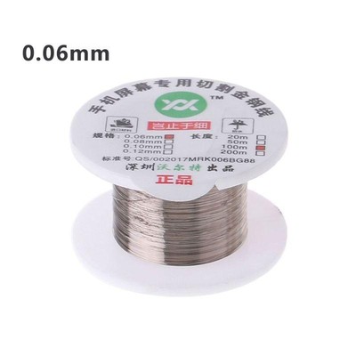 Molybdenum Steel Wire For Glass Repair (0.06mm x 100m)
