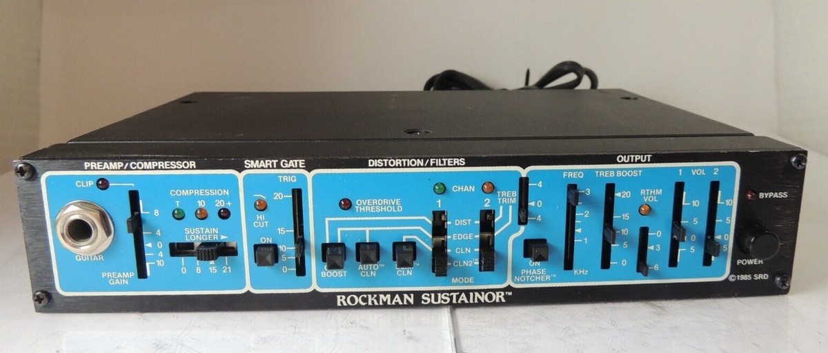 Vintage Rockman Sustainor Model 200 Effects Processor Tom Vintage Rockman Sustainor Model 200 Effects Processor Tom