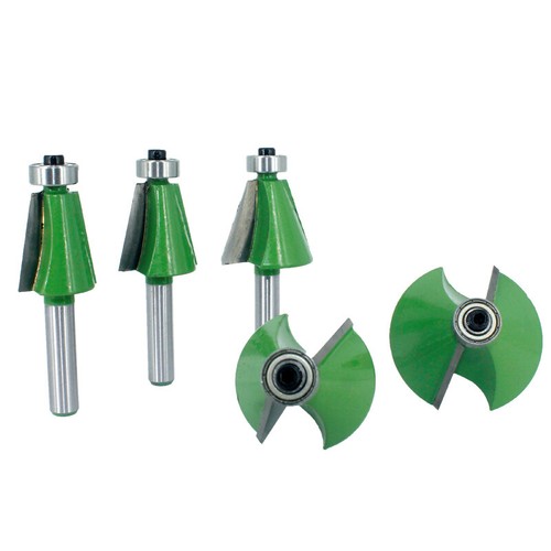 8mm Shank 11.25-45° Chamfer & Bevel Edging Router Bit Woodworking Cutter Tool - Picture 2 of 11