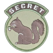 MSM SECRET SQUIRREL MILSPEC MONKEY TACTICAL MILITARY MULTICAM HOOK MORALE PATCH