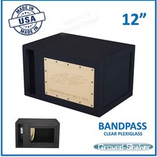 12" Single Ported Vented Slot Bandpass Sub Box Subwoofer Enclosure Speaker Box