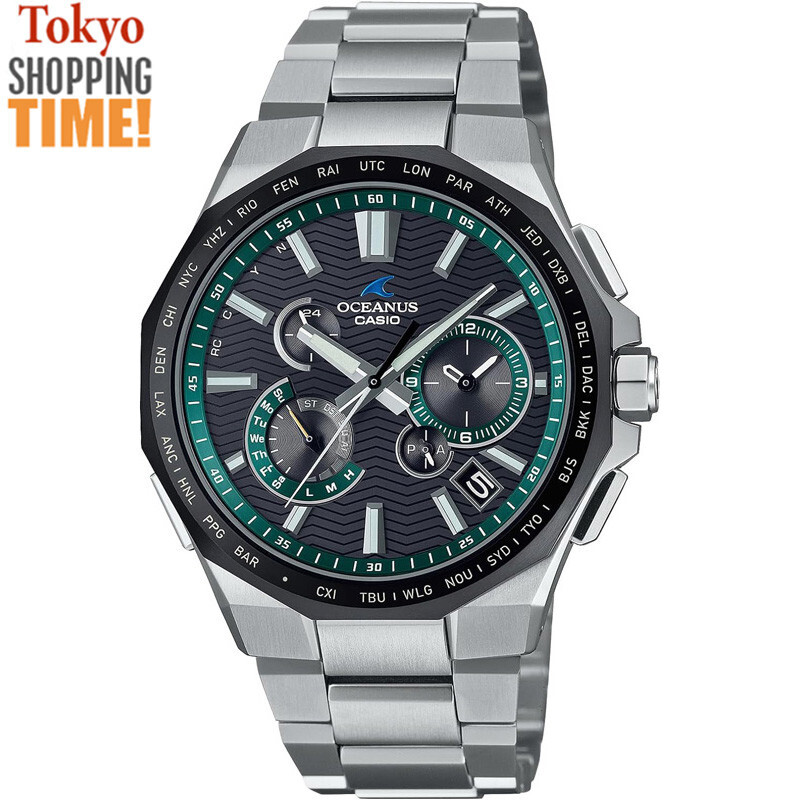 【稼働品】CASIO OCEANUS 腕時計 OCW-T600 Casio Oceanus OCW-T6000A-1AJF Titanium Solar Radio Bluetooth Men`s