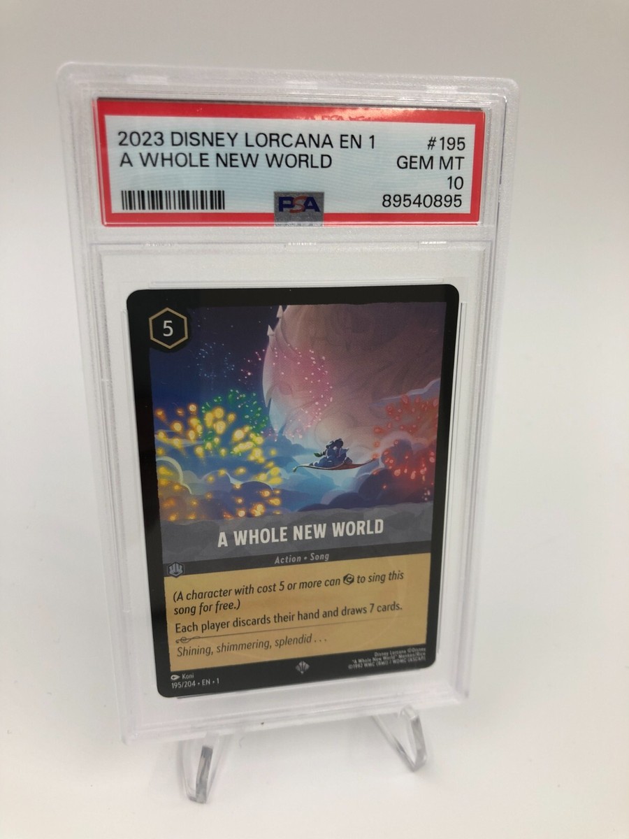 その他 PSA10A Whole New World Foil Auction Prices Realized Tcg Cards 2023 DISNEY LORCANA EN 1