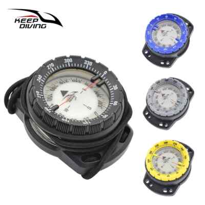 50M  Underwater Direction Watch Scuba Diving Compass Elastic Rope Diver