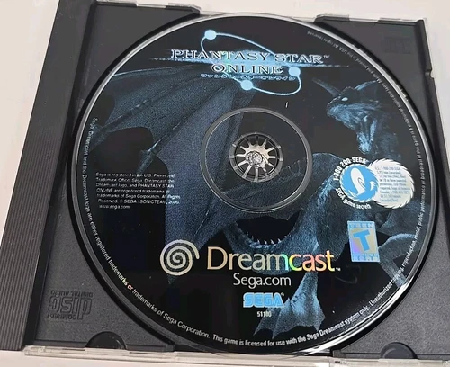 Phantasy Star Online Sega Dreamcast Disc Only Preowned 
