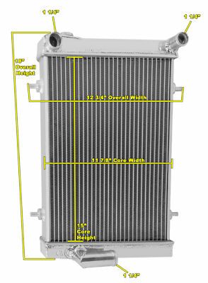 #ad #ad Super Champion 3 Row All Aluminum Radiator for 1979 1980 Triumph Spitfire $260.25
