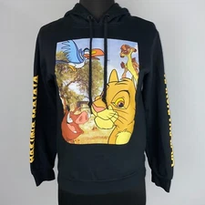 The Lion King Hakuna Matata Hoodie Juniors Size S (3-5) Simba Timon Pumbaa Zazu