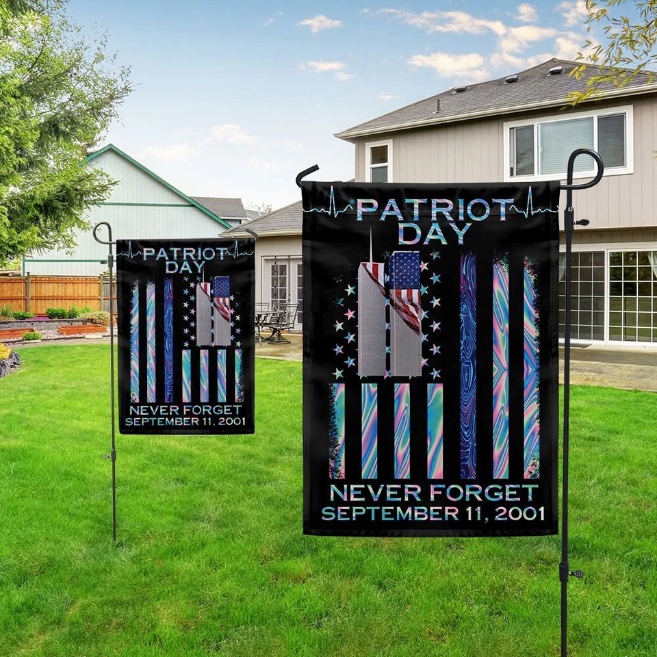 911 Patriot Day September 11 Never Forget Flag Graden Flag | eBay