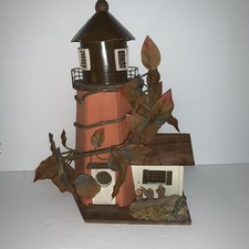 Log Cabin-Lighthouse--"BIRDHOUSE"