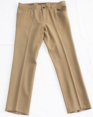ALBERTO Ceramica MODERN FIT Casual Pants 34x29 Polyester Performance Beige STONE