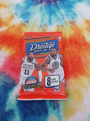 2017-18 Panini Prestige Basketball Factory Sealed Pack  Fire Pack  8 Cards 