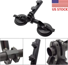 Car Double Suction Cup Off-road Flagpole Bracket Adjustable Flag Pole Holder Kit