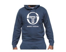 Sergio Tacchini Zion Navy/White Men's Pull-Over Hoodie STM037704-0200
