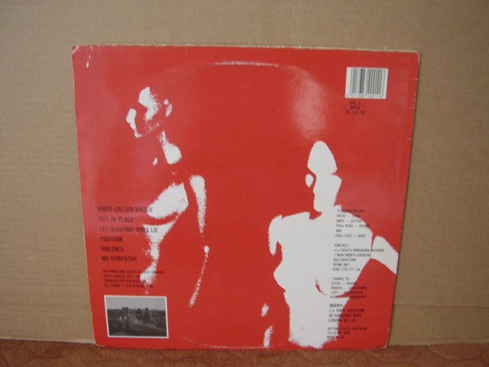 PLAYGROUND - SLEEPING DOGS Orig Decoy DYL 1 '88 Mini LP UK 80s PUNK GOTH ROCK EX Foto 2 de 4