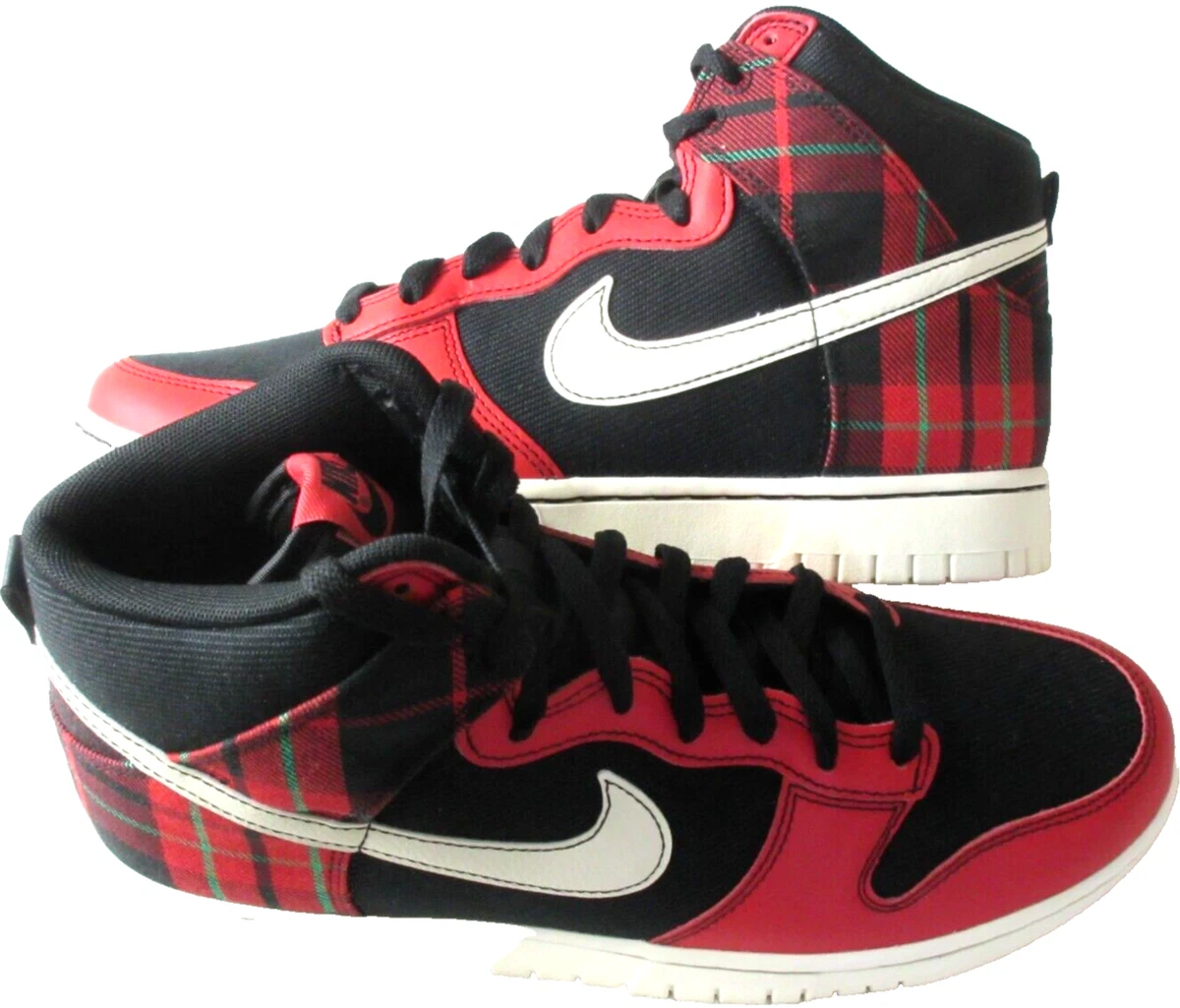 Dunk hi white black university red Clearance