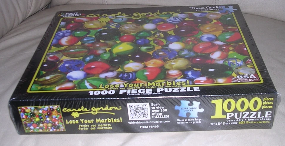 НОВЫЙ 2012 Не теряйте свои шарики! Carole Gordon 1000 шт. головоломка стеклянная игра развлечение - Изображение 4 из 4