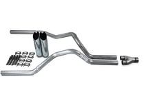 Chevy Gmc 1500 Truck 88-95 2.5 Dual Truck Exhaust Kits Y Pipe Slash Tips Chevy Gmc 1500 Truck 88-95 2.5 Dual Truck Exhaust Kits Y Pipe Slash Tips