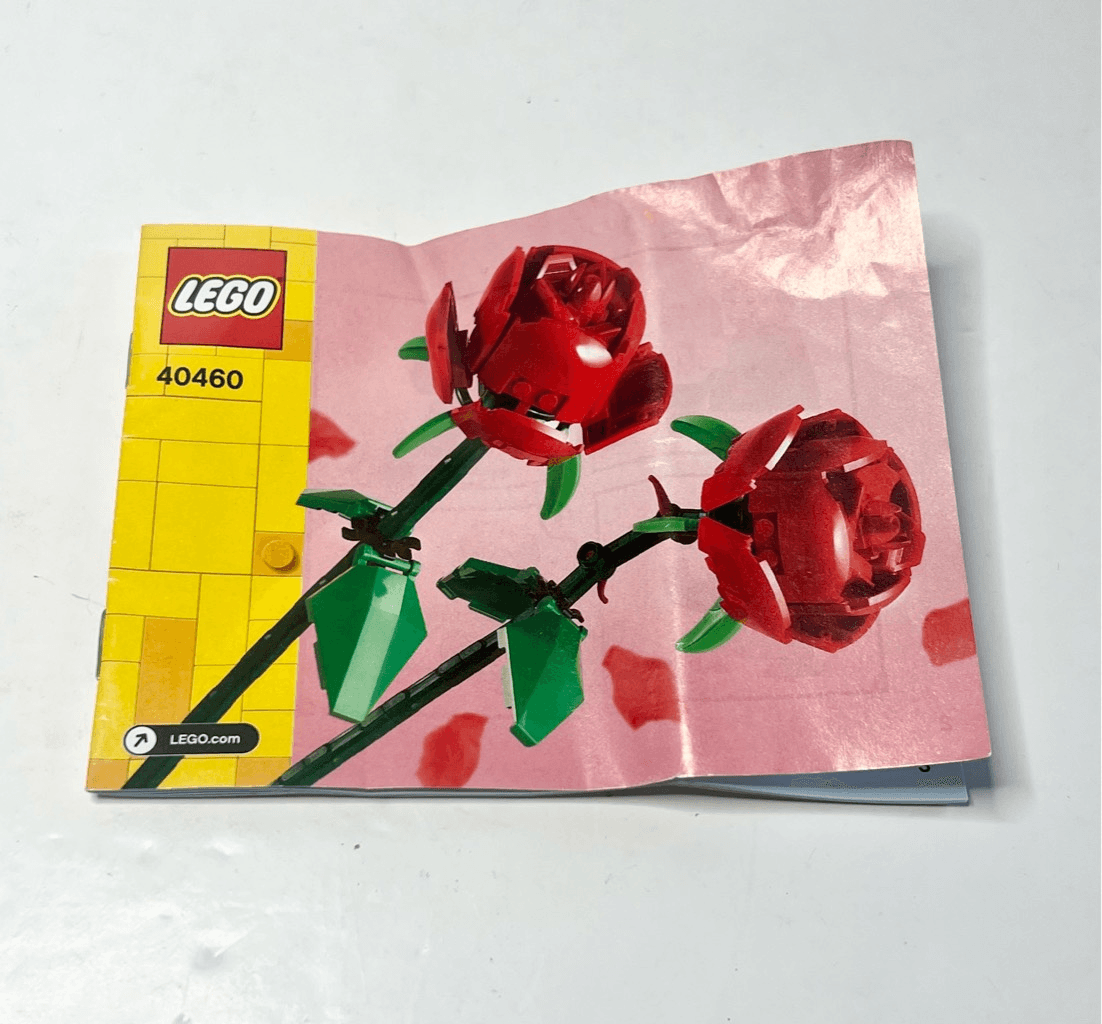 LEGO Flowers: Roses 40460 INSTRUCTION BOOKLET MANUAL ONLY NO LEGOS