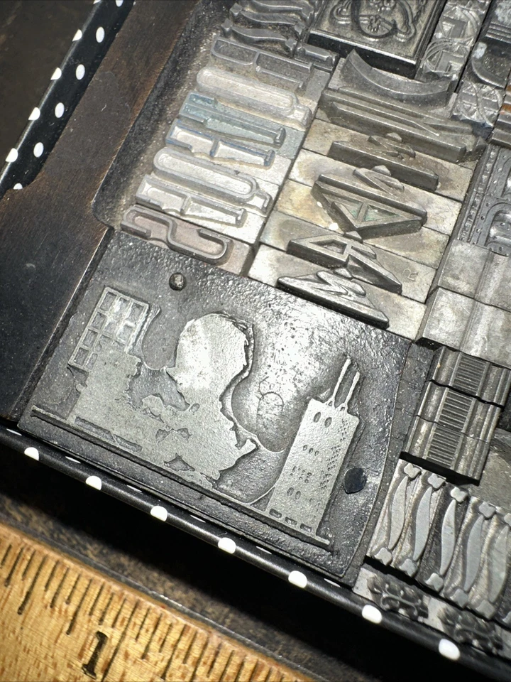 Print Blocks “ Ornamental Borders Dingbats ” Variety of Designs! #M5 Beautiful - Image 4 of 4