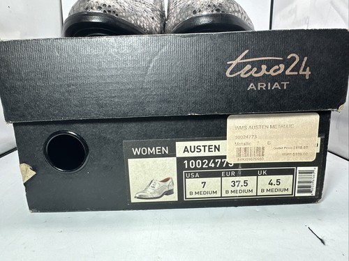 Ariat Two24 Women Austin Metallic Snake Scales Shoes New In Box 10024773 Lace Up - Picture 6 of 18