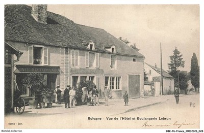 BBKP6-0435-52 - BOLOGNA - ANSICHT VOM HOTEL UND BÄCKEREI LEBRUN