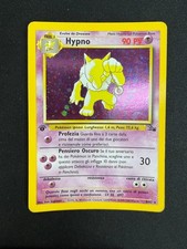 Pokemon Hypno 8/62 Fossil Rara Holo Prima Edizione Wizards ITA Carte Vintage