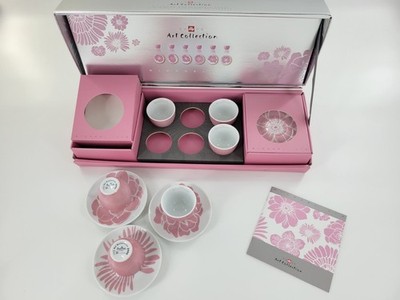   Illy Art Collection Espresso Cups (Set of 6) by Michael Lin - 2006 - New  