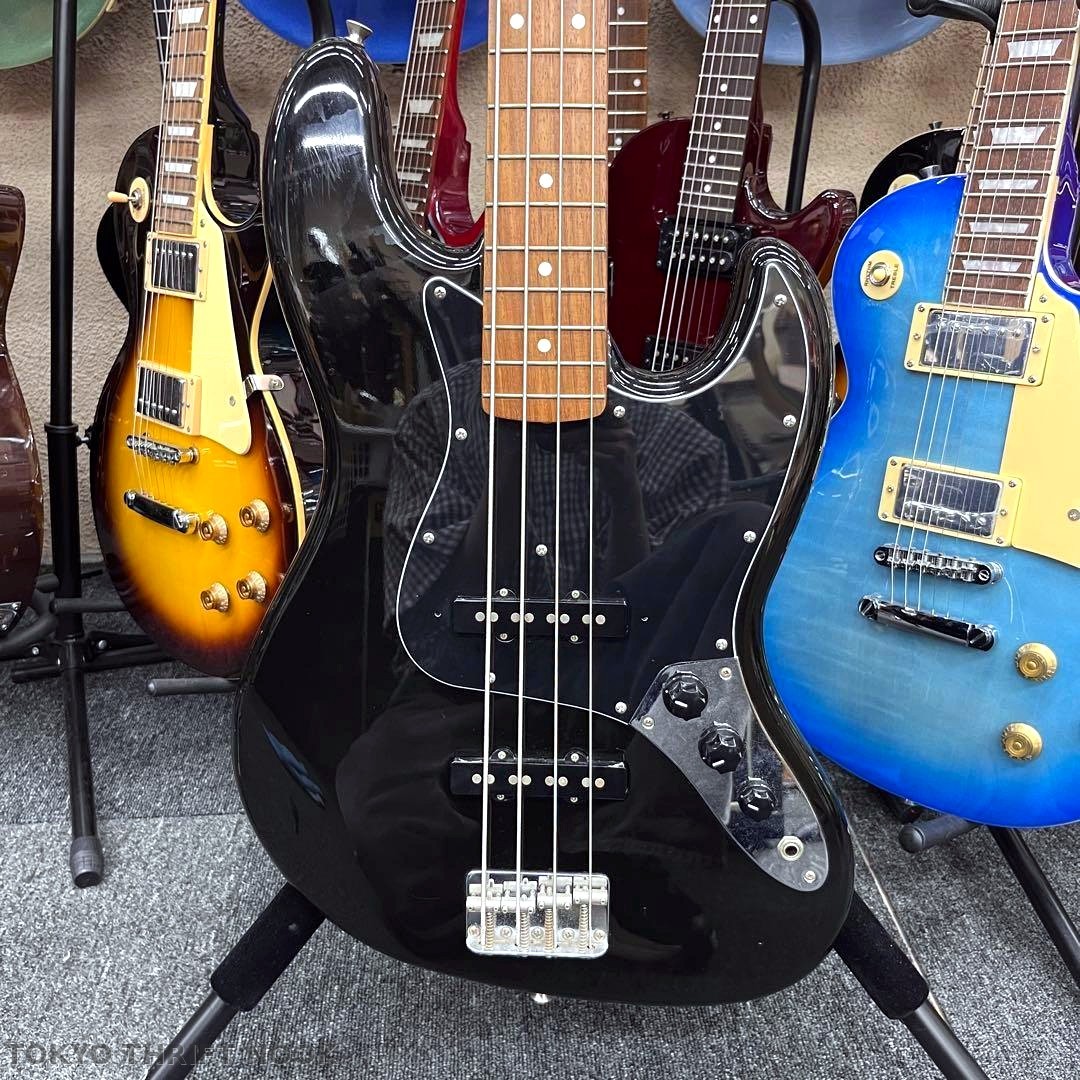 [MIJ] Fender Japan Jazz Bass Black Maple Neck Serviced Japan 4-String Bass