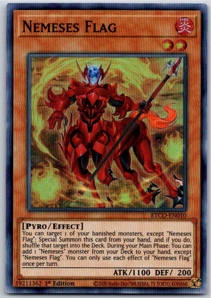 Nemeses Flag Super Rare Eternity Code ETCO-EN010 LP-NM